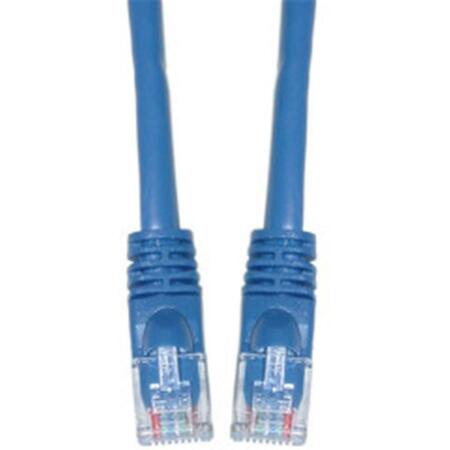 AISH Cat6a Blue Ethernet Patch Cable Snagless Molded Boot 500 MHz 7 foot AI50621